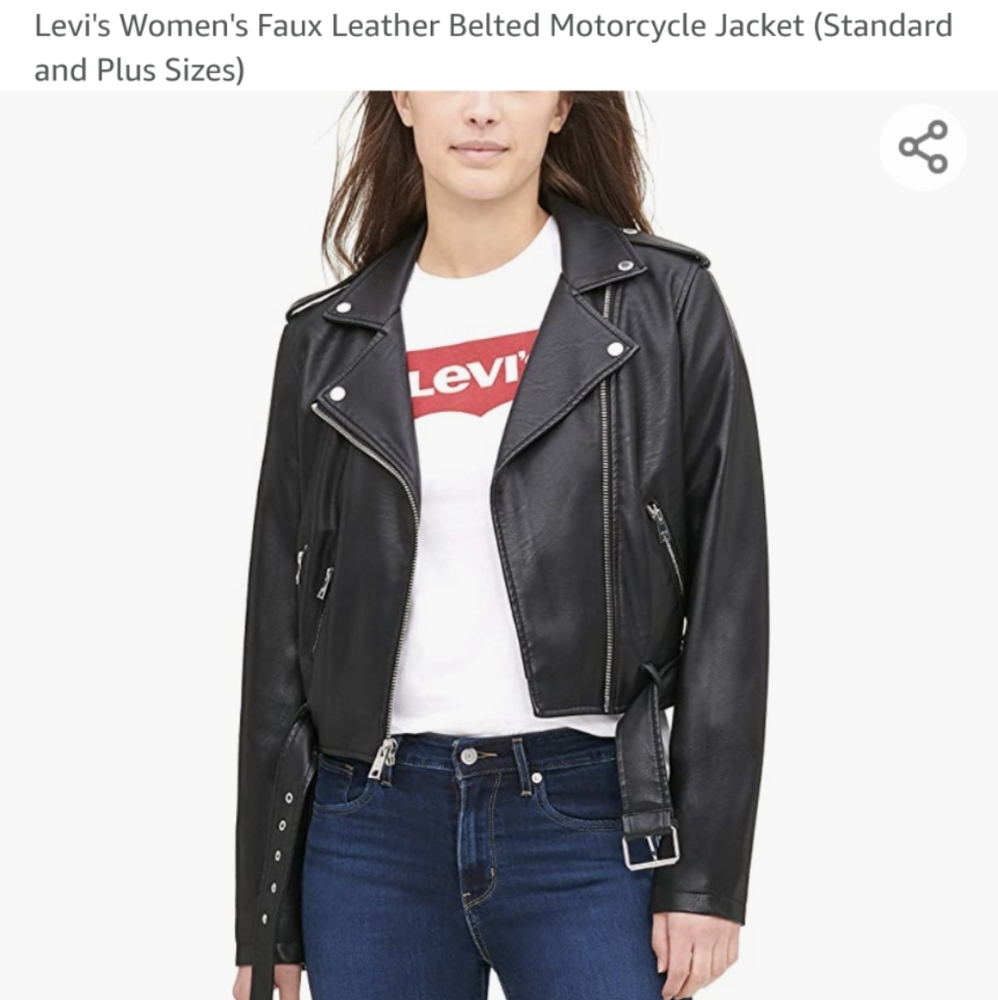 Faux Leather Moto Jacket